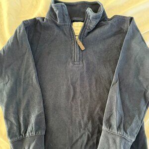 Kids JCrew Crewcuts Navy Half Zip Sweatshirt- XS